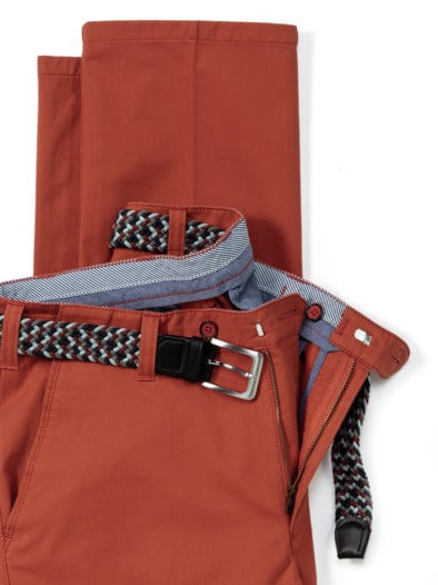 Extraglatt-Stretchbund-Chino Terra