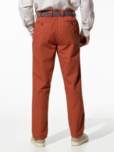 Extraglatt-Stretchbund-Chino Terra