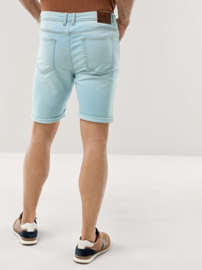 Jogger-Jeans Shorts Bleached