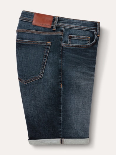 Jogger-Jeans Shorts Dark Blue