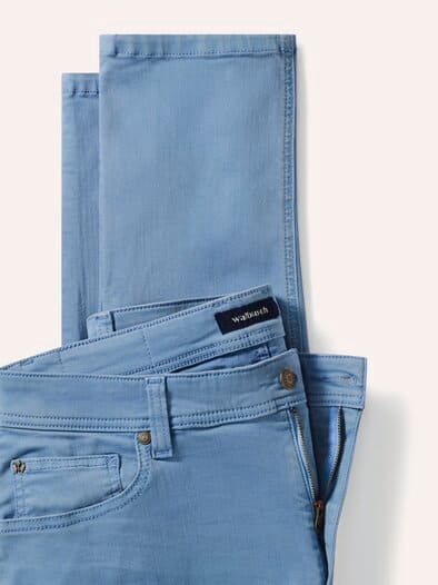 Coloured Jeans Rauchblau