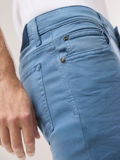 Coloured Jeans Rauchblau