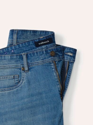 Klima Jeans-Bermudas Bleached