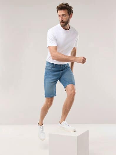 Klima Jeans-Bermudas Bleached