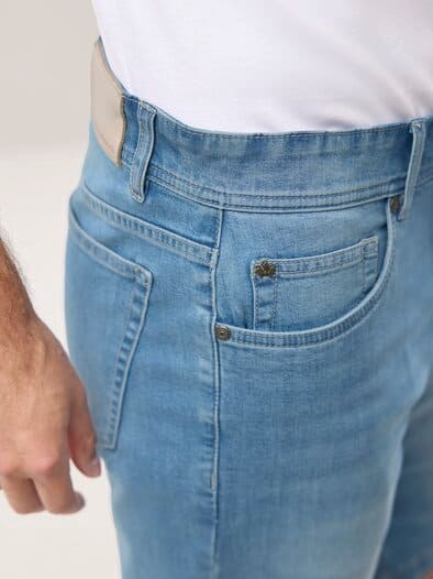 Klima Jeans-Bermudas Bleached