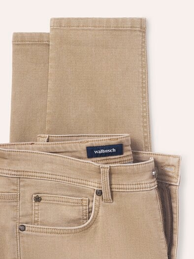 Jogger-Jeans Superstretch Beige