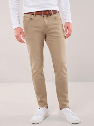 Jogger-Jeans Superstretch Beige