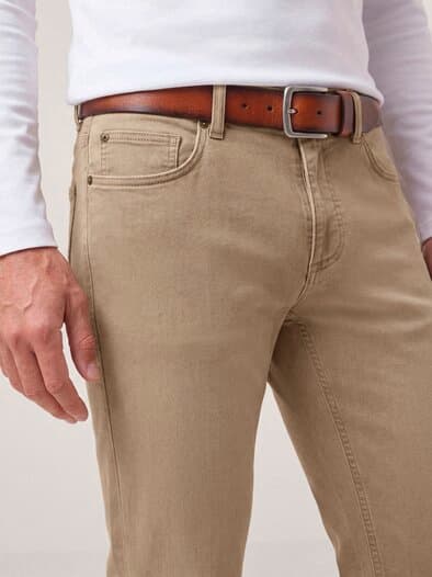 Jogger-Jeans Superstretch Beige