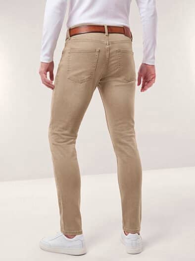 Jogger-Jeans Superstretch Beige