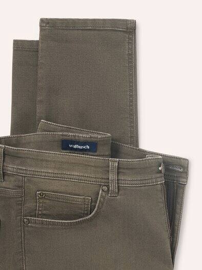 Jogger-Jeans Superstretch Oliv