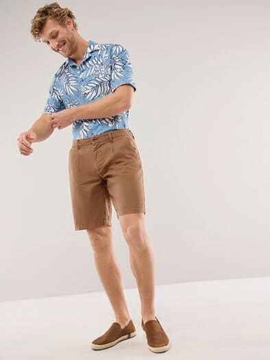 Leinenmix Bermudas Toffee