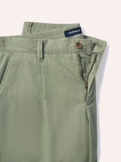 Leinenmix Bermudas Schilf