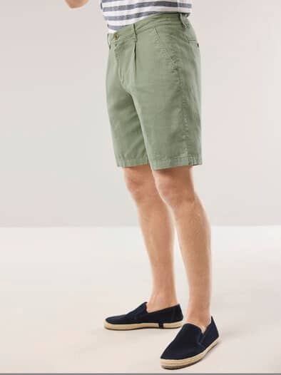 Leinenmix Bermudas Schilf