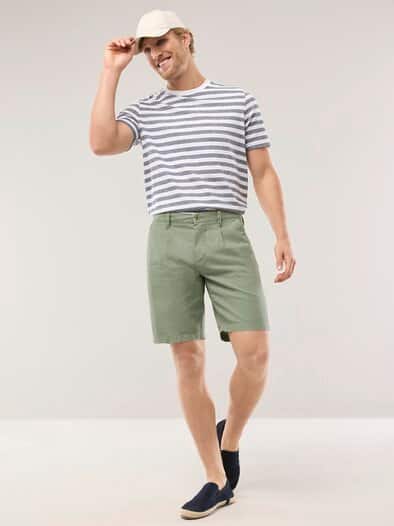 Leinenmix Bermudas Schilf