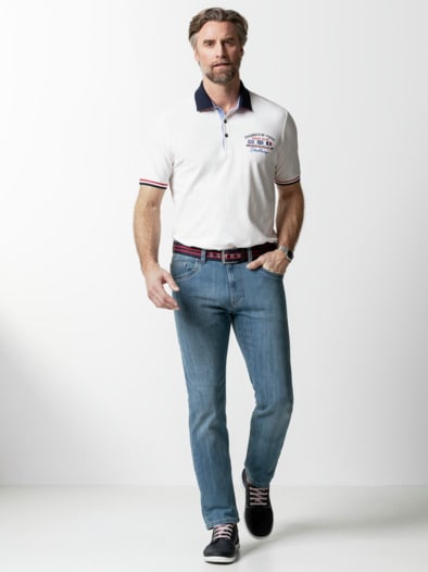 T400 Sportjeans Comfort Fit Light Blue