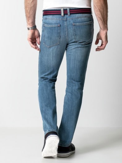 T400 Sportjeans Comfort Fit Light Blue