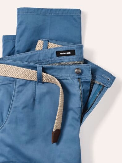 Extraglatt Gürtel-Cargo Mittelblau