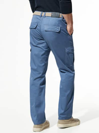 Extraglatt Gürtel-Cargo Mittelblau