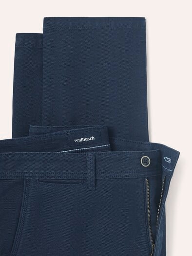 Chino aus Baumwollstretch Dunkelblau
