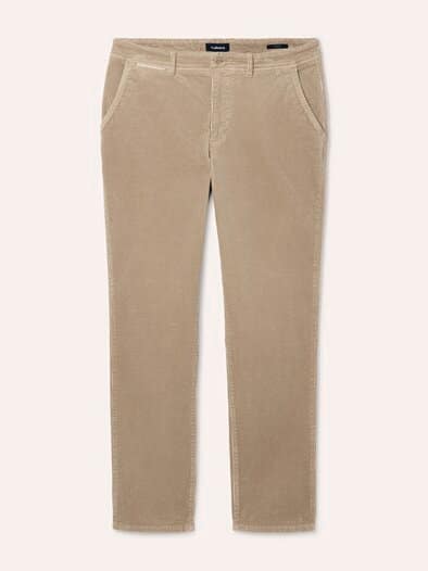 Cordhose aus weicher Baumwolle Camel