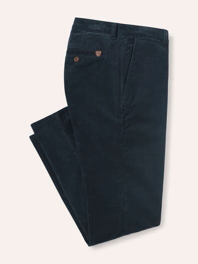 Wärmende Cordhose mit Thermofutter Marine