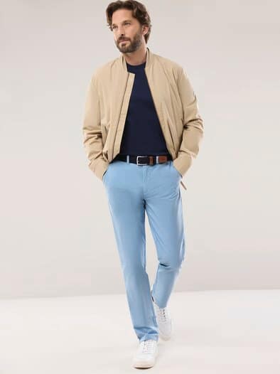 Gürtel Chino Hellblau