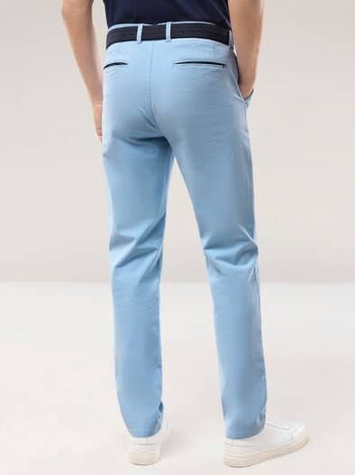 Gürtel Chino Hellblau
