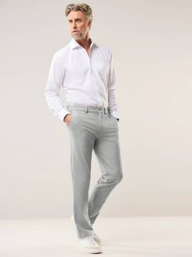 Macht-Alles-Mit Hose 2.0 Hellgrau Melange