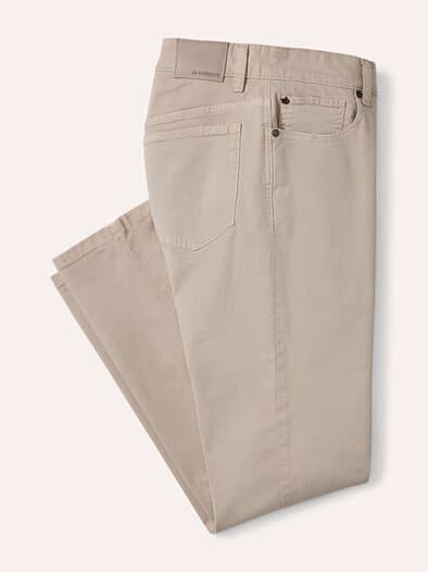 Baumwoll Five-Pocket Safaribeige