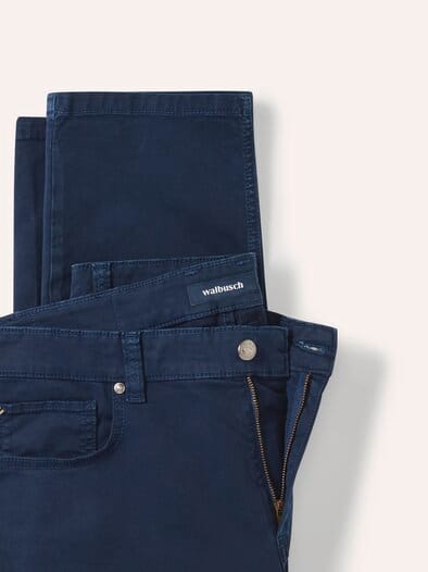 Baumwoll Five-Pocket Marine