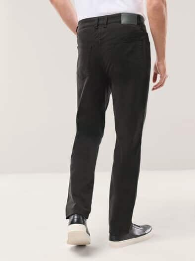 Baumwoll Five-Pocket Schwarz