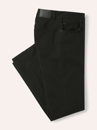 Baumwoll Five-Pocket Schwarz