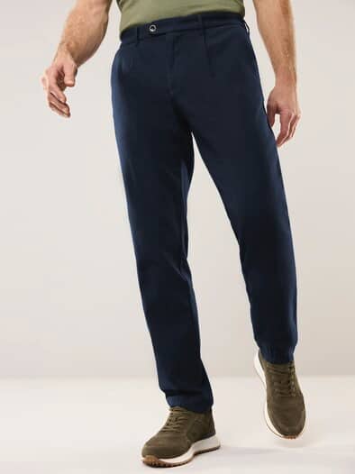 Wohlfühl Leinen-Hose Marine