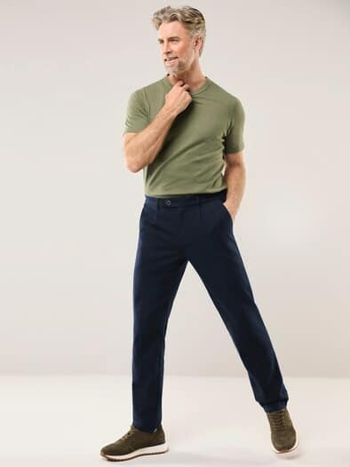 Wohlfühl Leinen-Hose Marine