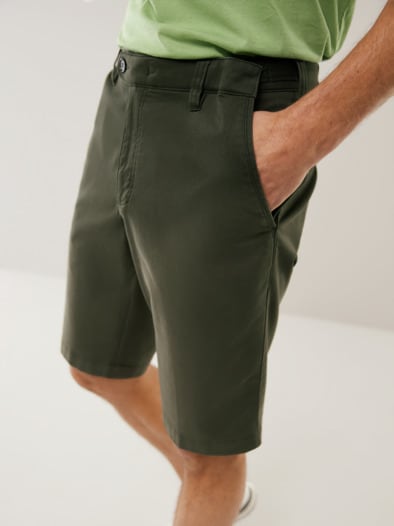 Extraglatt Dehnbund Bermudas Khaki
