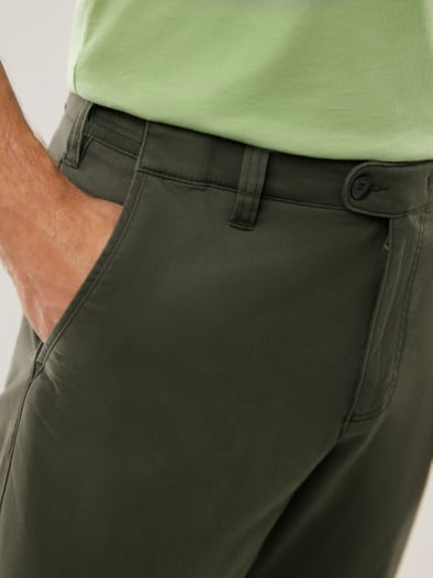 Extraglatt Dehnbund Bermudas Khaki