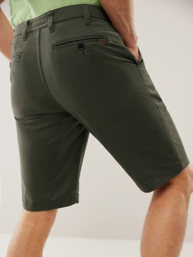 Extraglatt Dehnbund Bermudas Khaki
