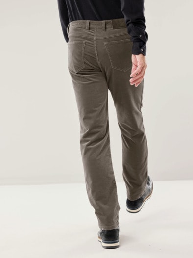 Premium-Cord Five-Pocket Taupe