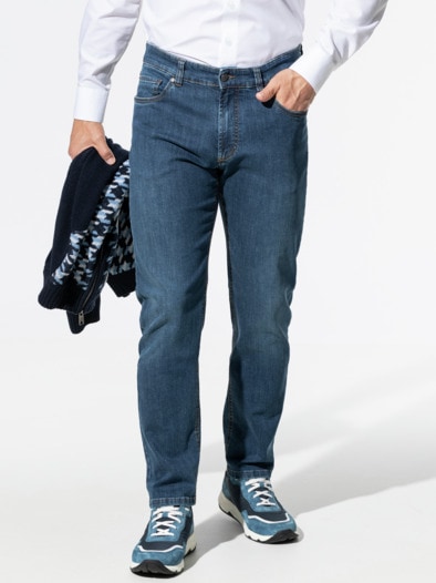 Premium Comfort-Stretch Jeans Blue