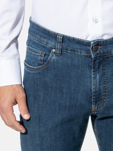 Premium Comfort-Stretch Jeans Blue