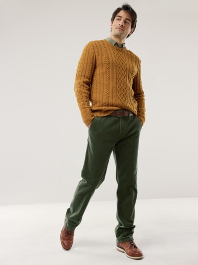 Gürtel-Cord Chino khaki