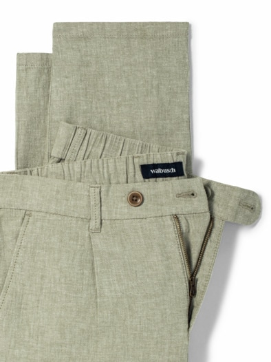 Wohlfühl Leinen-Hose Lindgrün