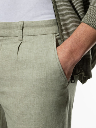 Wohlfühl Leinen-Hose Lindgrün