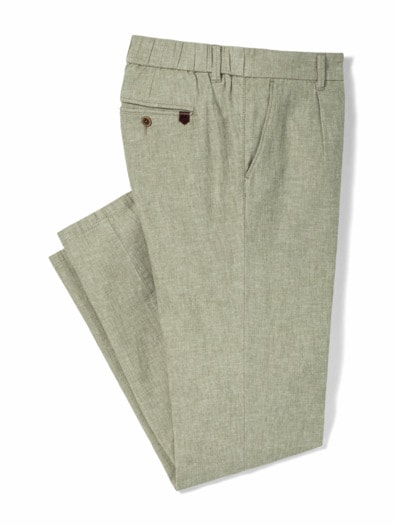 Wohlfühl Leinen-Hose Lindgrün