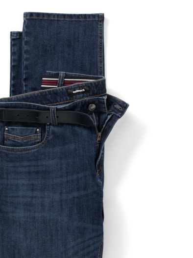 Gürtel-Jeans Regular Fit Blue