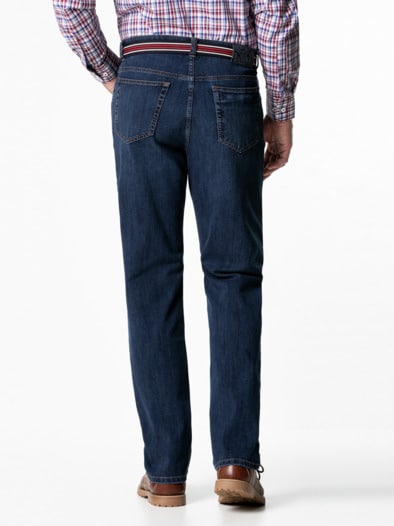 Gürtel-Jeans Regular Fit Blue