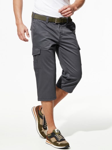 8-Taschen-Cargo 7/8 Anthrazit