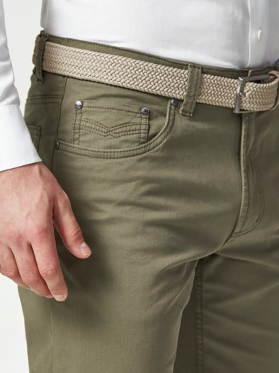 Extraglatt High Stretch Five-Pocket Khaki