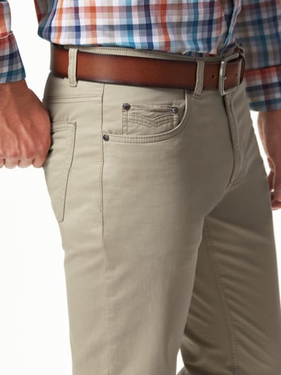 Extraglatt High Stretch Five-Pocket Beige