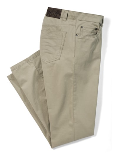 Extraglatt High Stretch Five-Pocket Beige